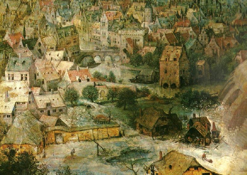 Pieter Bruegel detalj fran babels torn oil painting picture